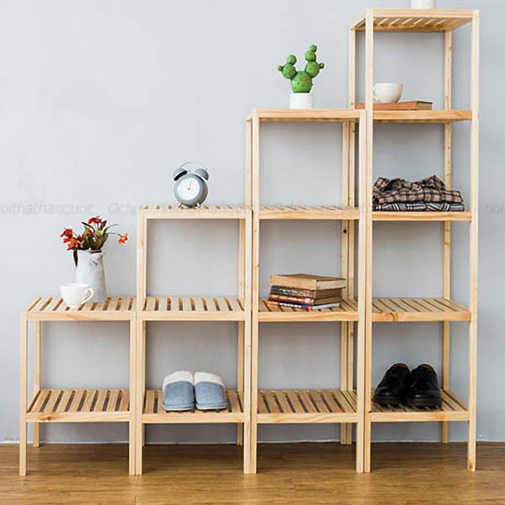 Kệ tab đầu giường Behomes 5 tầng, decor phòng ngủ