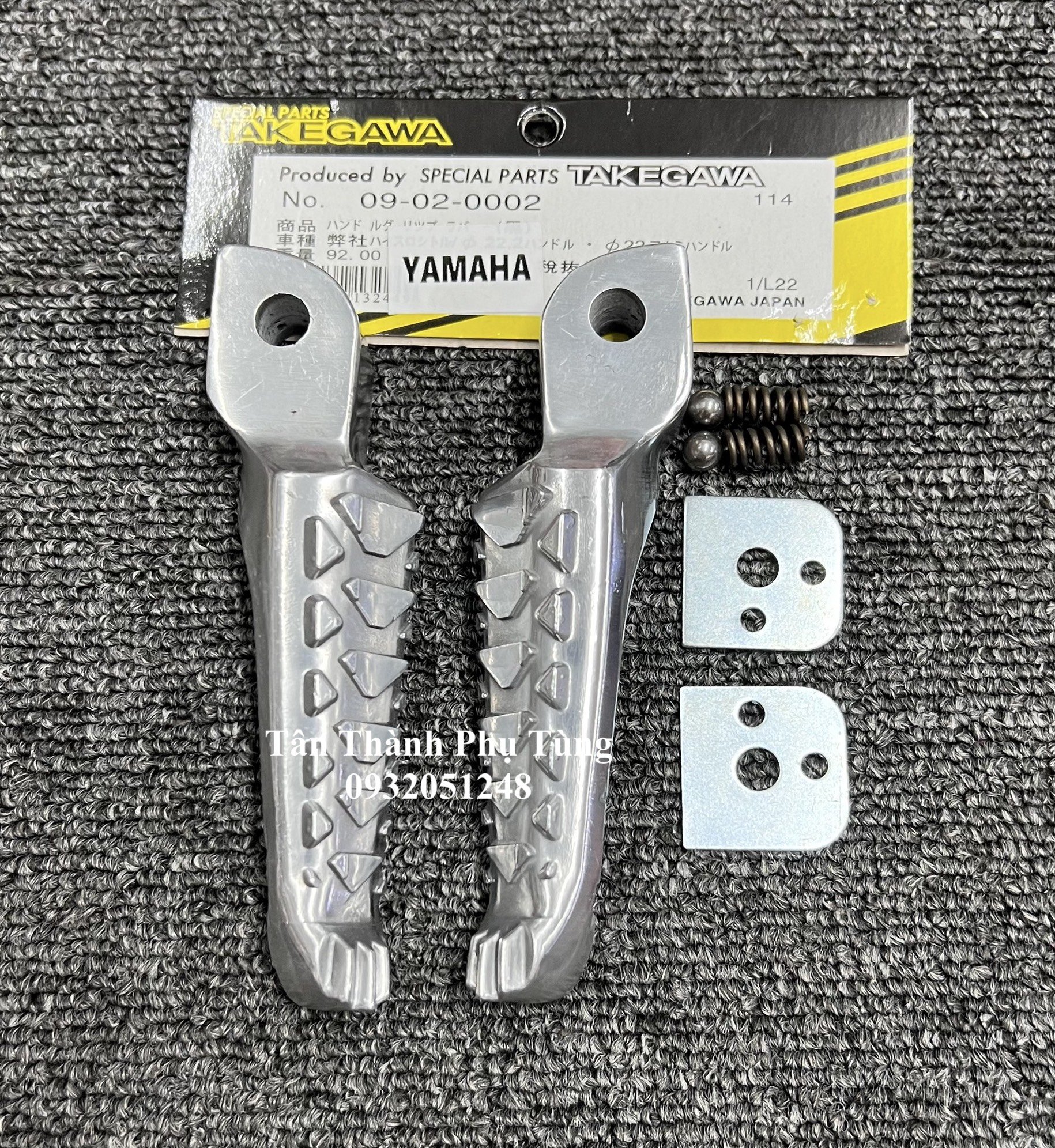 Gác chân nhôm Takegawa Yamaha, Honda-1cặp