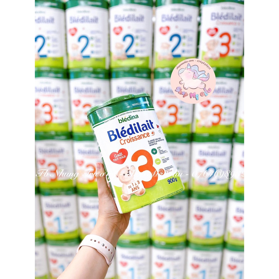 Sữa bledilait nội địa pháp số 1 2 3 4 trọng lượng 900g