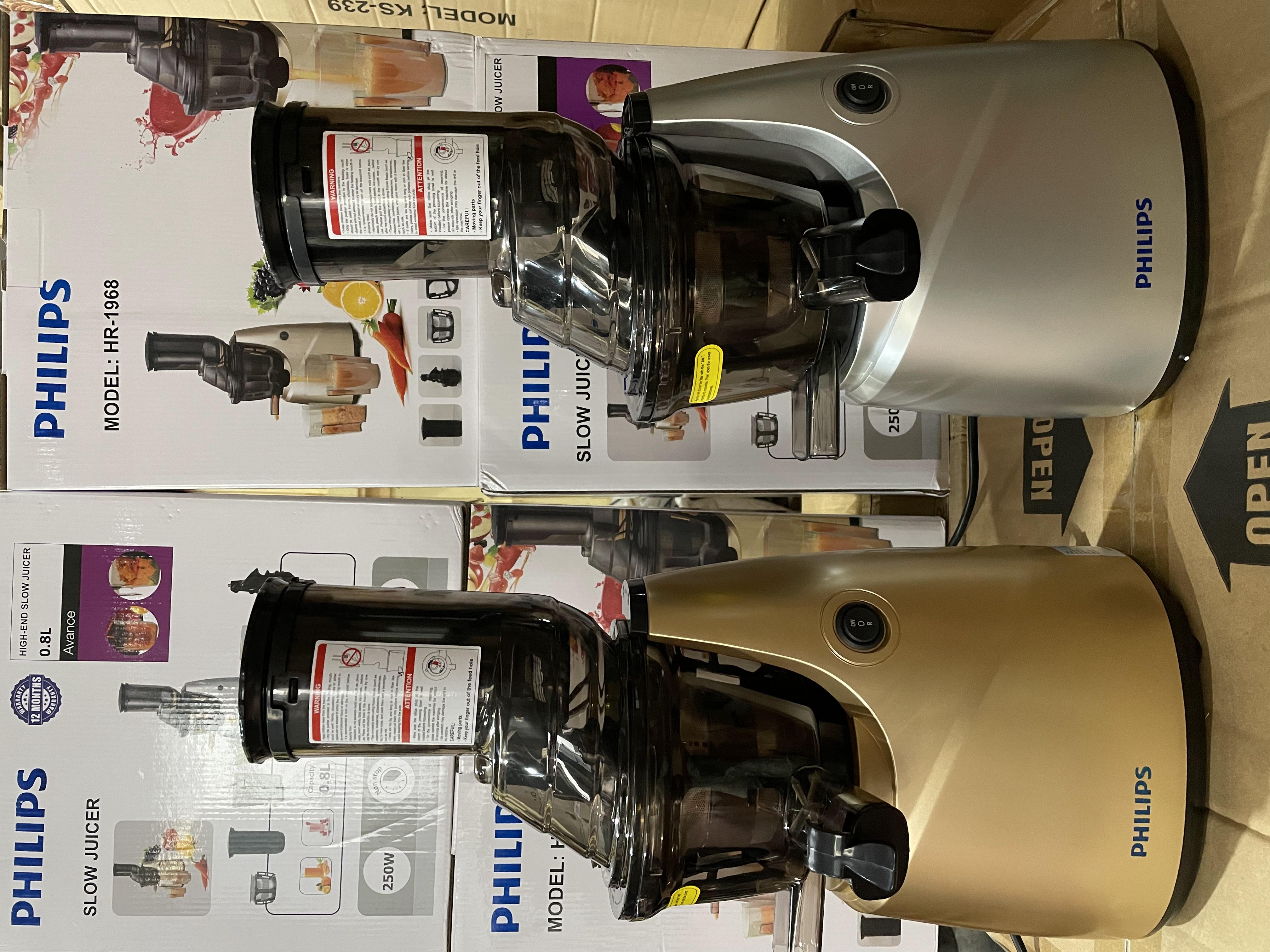 Máy ép chậm Philips HR-1968, máy ép chậm philips