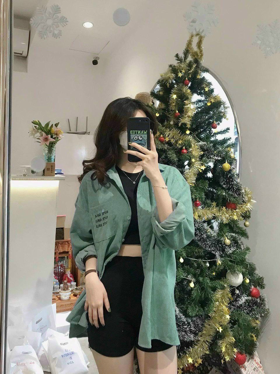 [HCM]áo khoác kaki nhung sơ mi đẹp