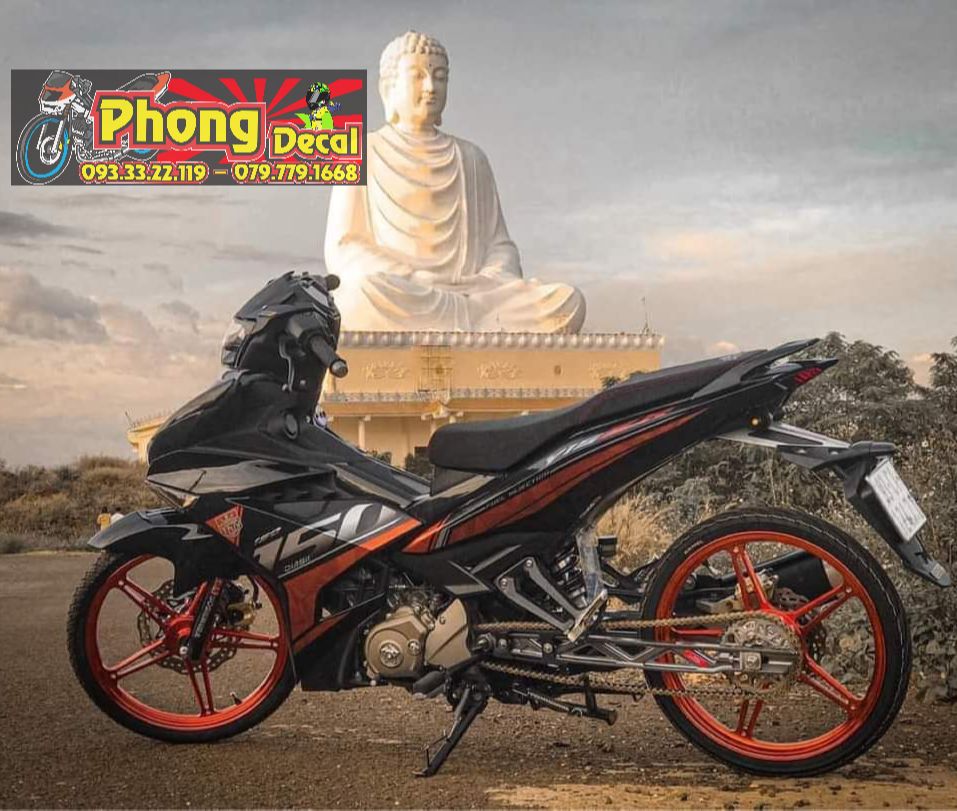 Tem Rời Ex 150 Y15ZR Cam Đen