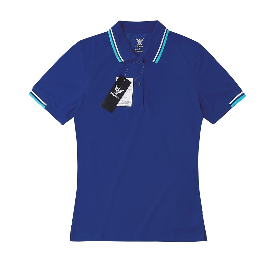 Áo Polo Nữ Poligan Nhập Khẩu thá¡ Lan (Navy/Green)