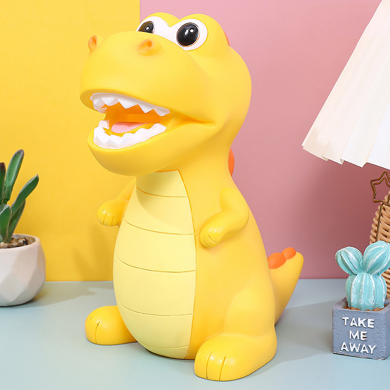KS Dinosaur Piggy Bank Piggy Bank Anti-fall Piggy Bank Home Ornament