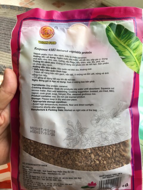 Thịt bằm chay Âu Lạc gói 100g