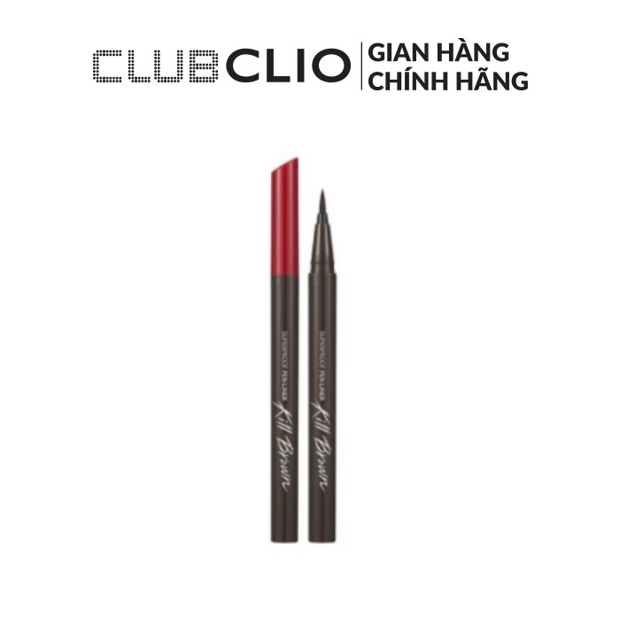 Kẻ Mắt Nước Clio Superproof Pen Liner Kill Brown 0.55Ml