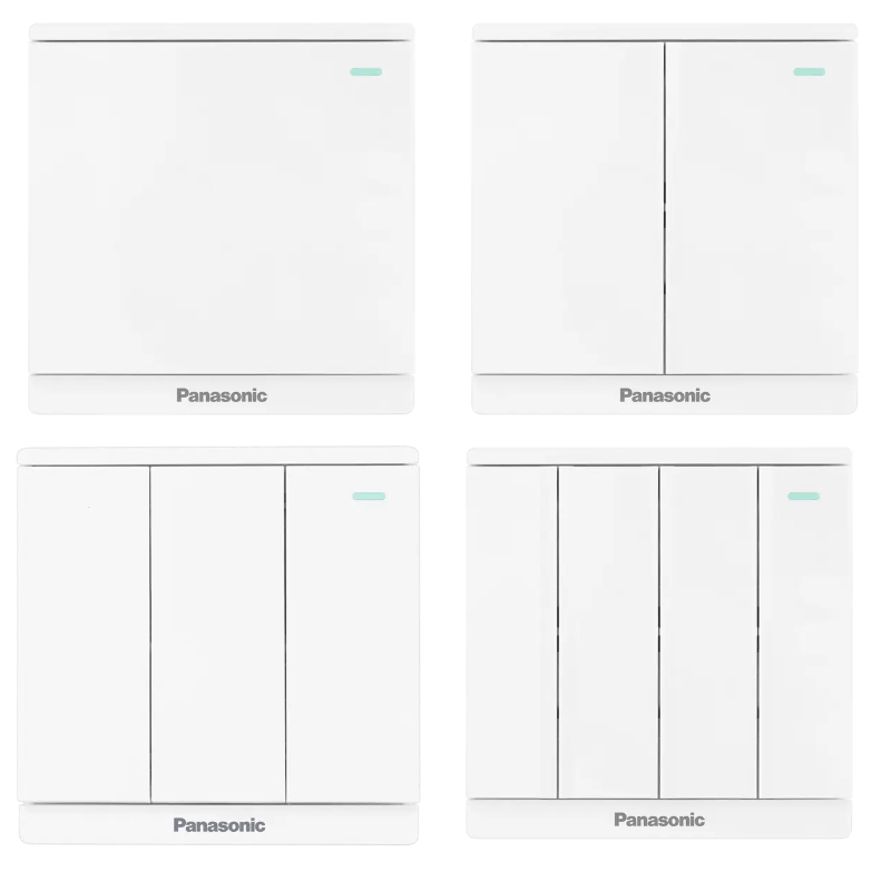 Công tắc 1 chiều vuông Moderva có chỉ báo dạ quang - Panasonic