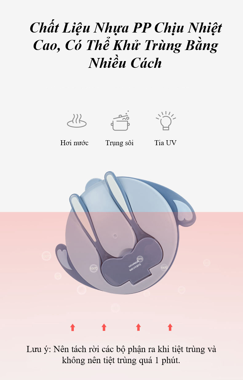 Bát Ăn Dặm 2 Ngăn - BabyCare