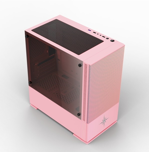 Vỏ Case Máy Tính KENOO ESPORT G562 M-ATX (Hồng)