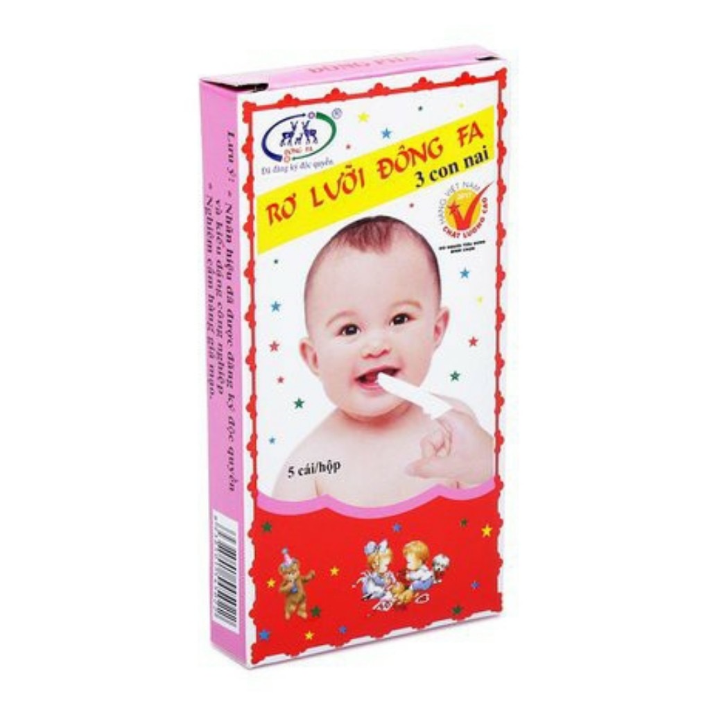 Rơ lưỡi Đông Pha cho bé, gạc rơ lưỡi cho bé
