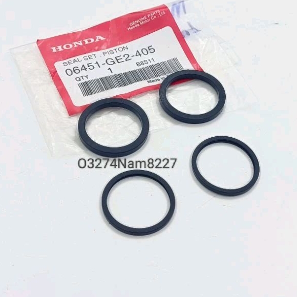 Bộ phốt, sin cao su 2 pist heo dầu phanh wave thái, zx, rs, s100, future 1.... zin