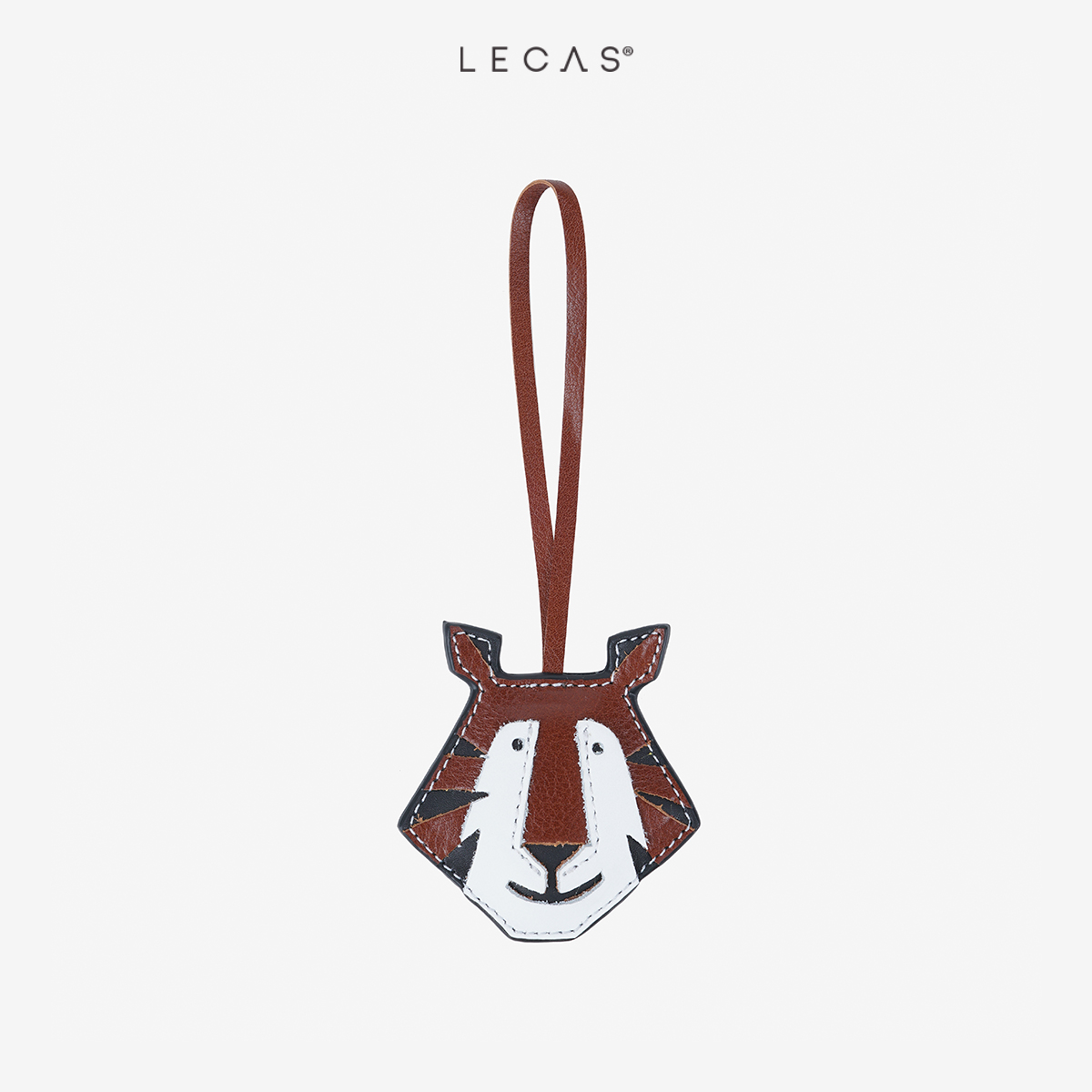 Phụ Kiện Da Bò Thật LECAS Charm Hổ