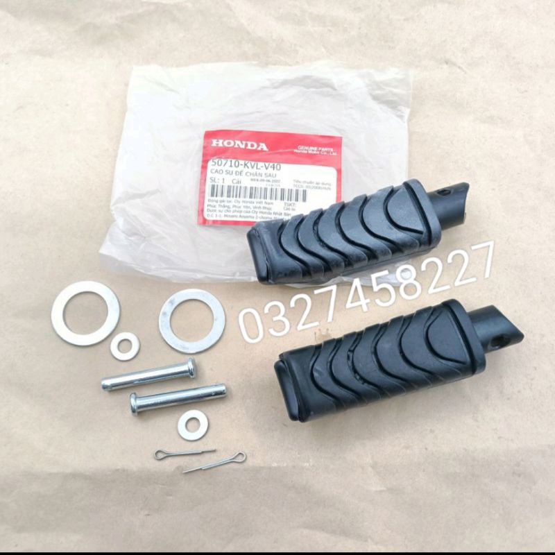 Cặp cao su gác để chân sau WAVE A, S110, RSX, Blade, FUTURE Mập....
