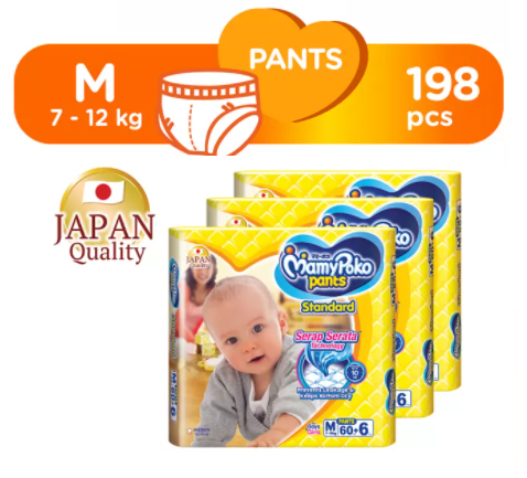 MamyPoko Pants Standard Diaper L  Pack of 34