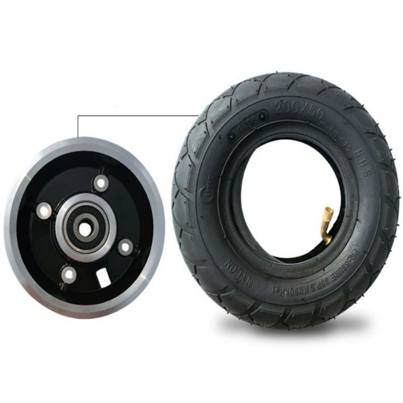 COMBO SĂM + LỐP BÁNH XE SCOOTER 8 INCH