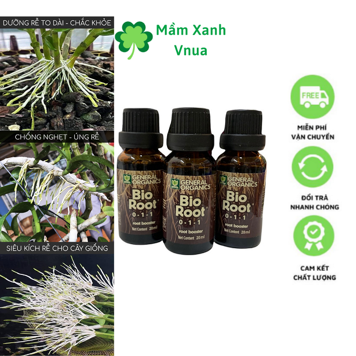 Kích rễ hữu cơ - bio root 0-1-1 chai 20ml