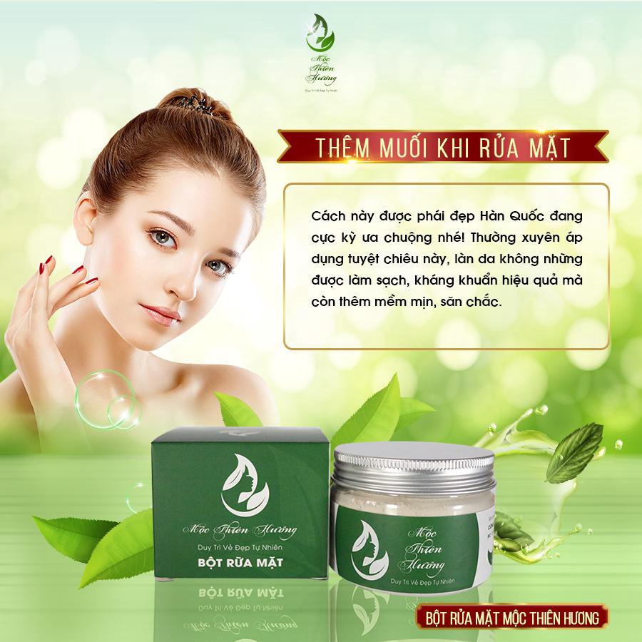 Bột Rửa Mặt Thảo Dược 100g - Mộc Thiên Hương