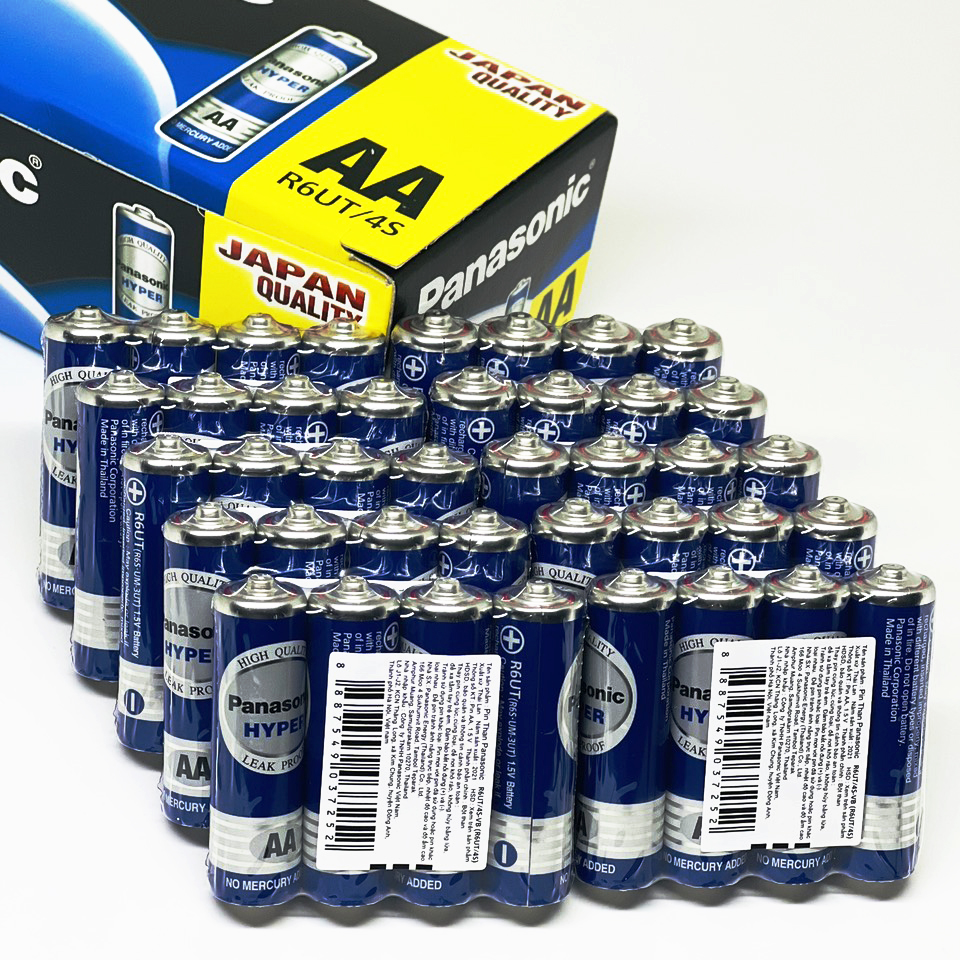 Pin AA Panasonic Hyper R6UT-4S Vỉ 4 Viên Chính Hãng