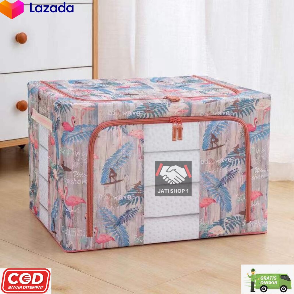 Storage Box 66L Multifungsi / Tempat Penyimpanan Baju Selimut PREMIUM ...