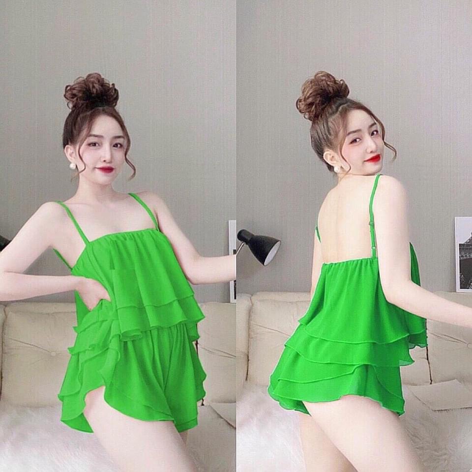 Sét bộ satin lụa tay dài tiểu thư siêu sang chảnh.