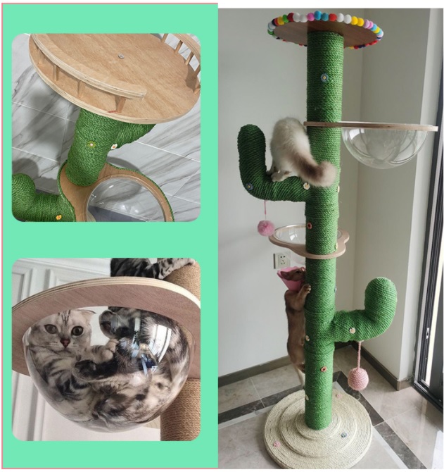 pvc cactus cat tree