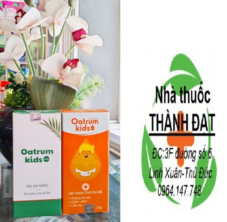 Kem bôi da oatrum kids tube 20gr