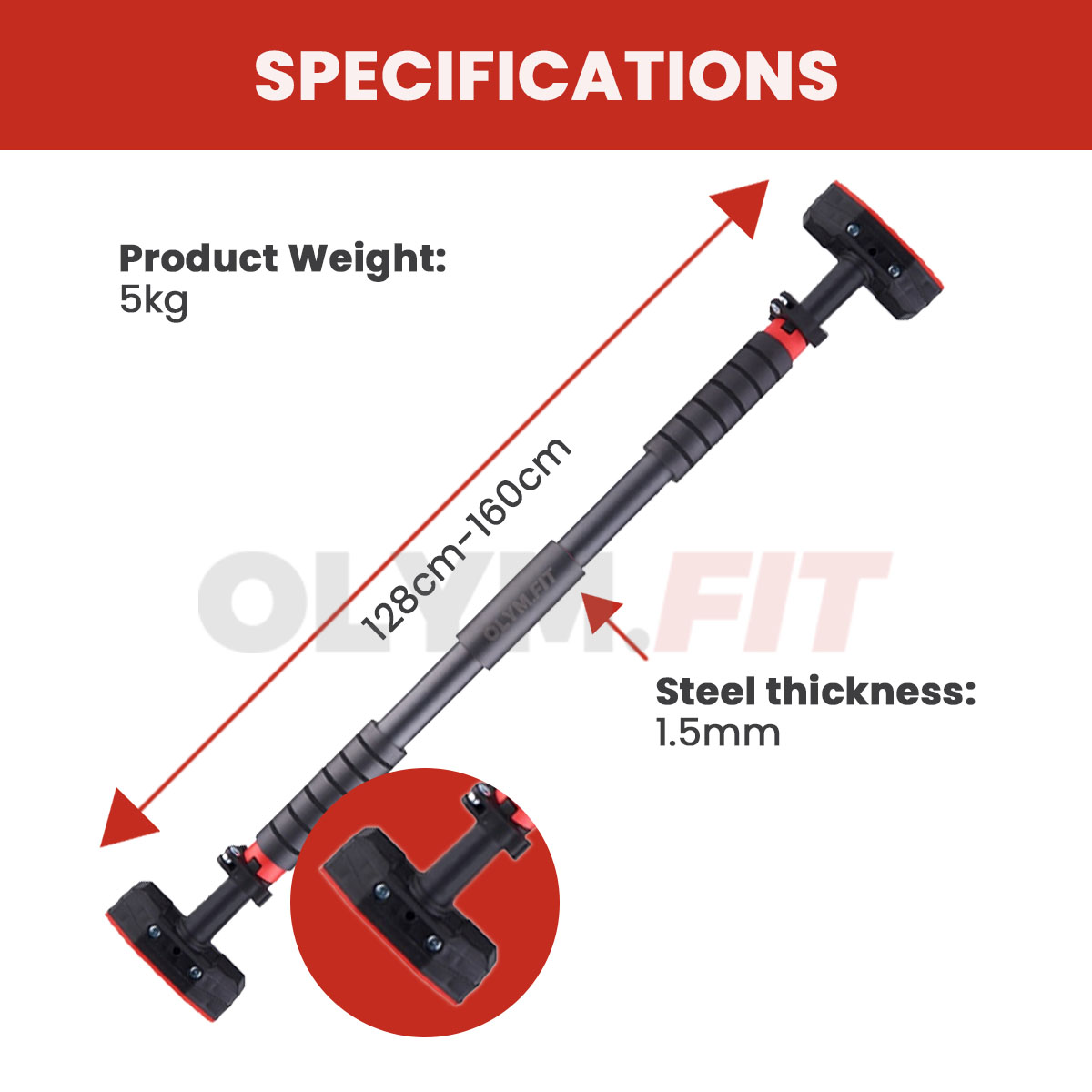 High Quality Pull Up Bar Chin Up Bar Adjustable Pull Up Bars