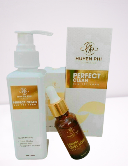 COMBO KEM TẨY LÔNG - SERUM HUYỀN PHI
