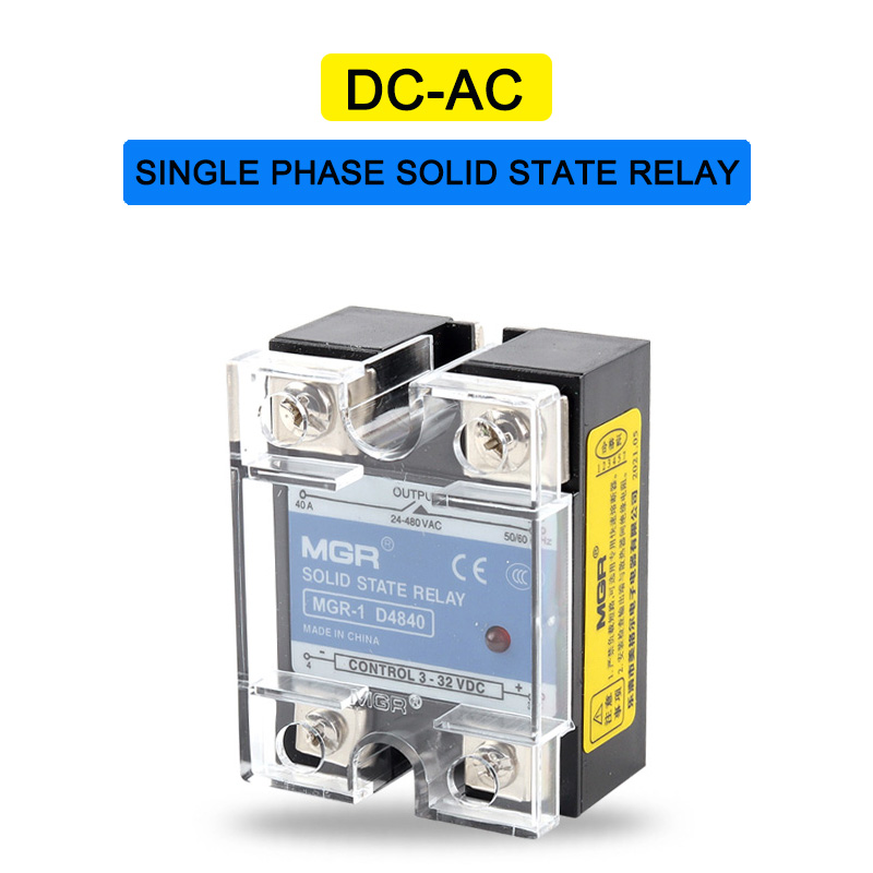 【Discount】 SSR Mgr 10a-150a solid state relay with cover single phase ...