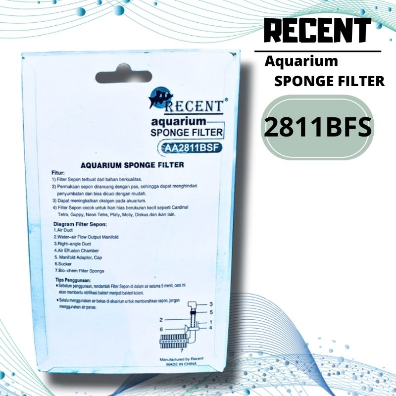 Media Filter Bio sponge filter RECENT AA 2811