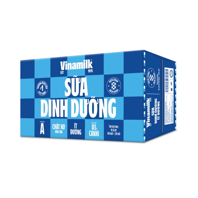 Thùng 48 bich sữa dinh dưỡng vinamilk 220ml