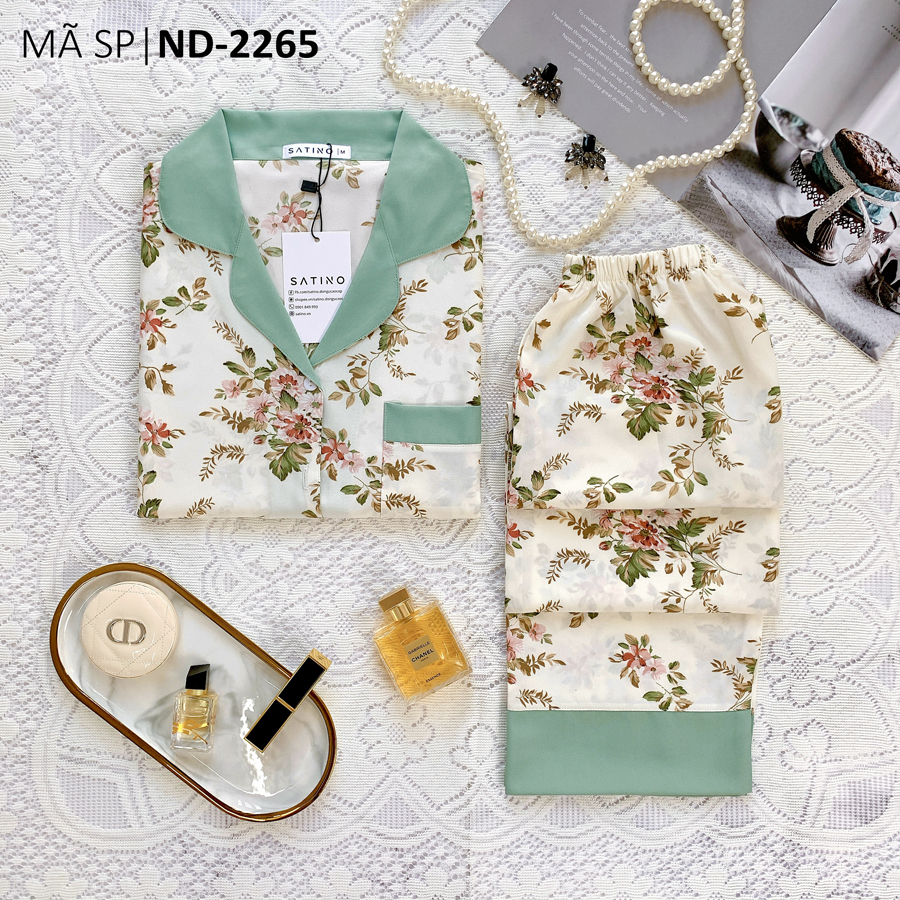Pijama Tay ngắn quần dài - Jena Mint [COMBO 3 BỘ 499K, 5 BỘ 779k ]