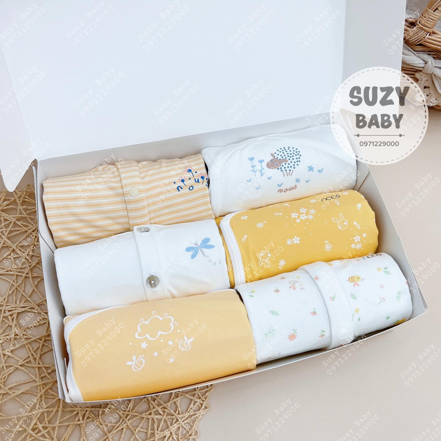 Set quà tặng cho bé sơ sinh Nous