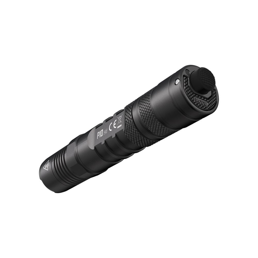 NITECORE P10 V2 Vision Powerful Upgrade Flashlight XP-L2 V6 White Light max 1100 Lumen beam throw 201 m Outdoor Sports Torch Without battery