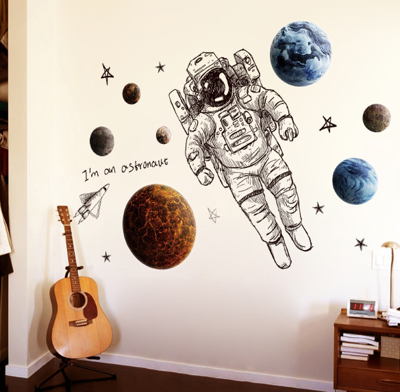 Decal vũ trụ - Tôi là phi hành gia