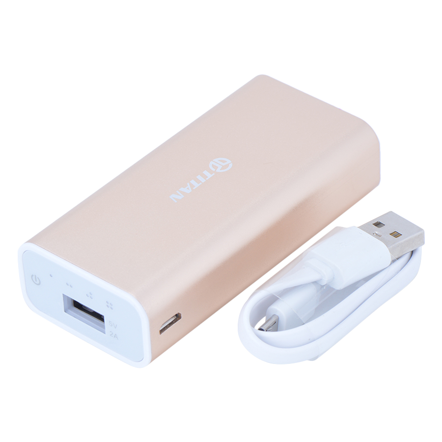 [XẢ HÀNG]PIN DỰ PHÒNG TITAN P5 CAO CẤP 5000MAH