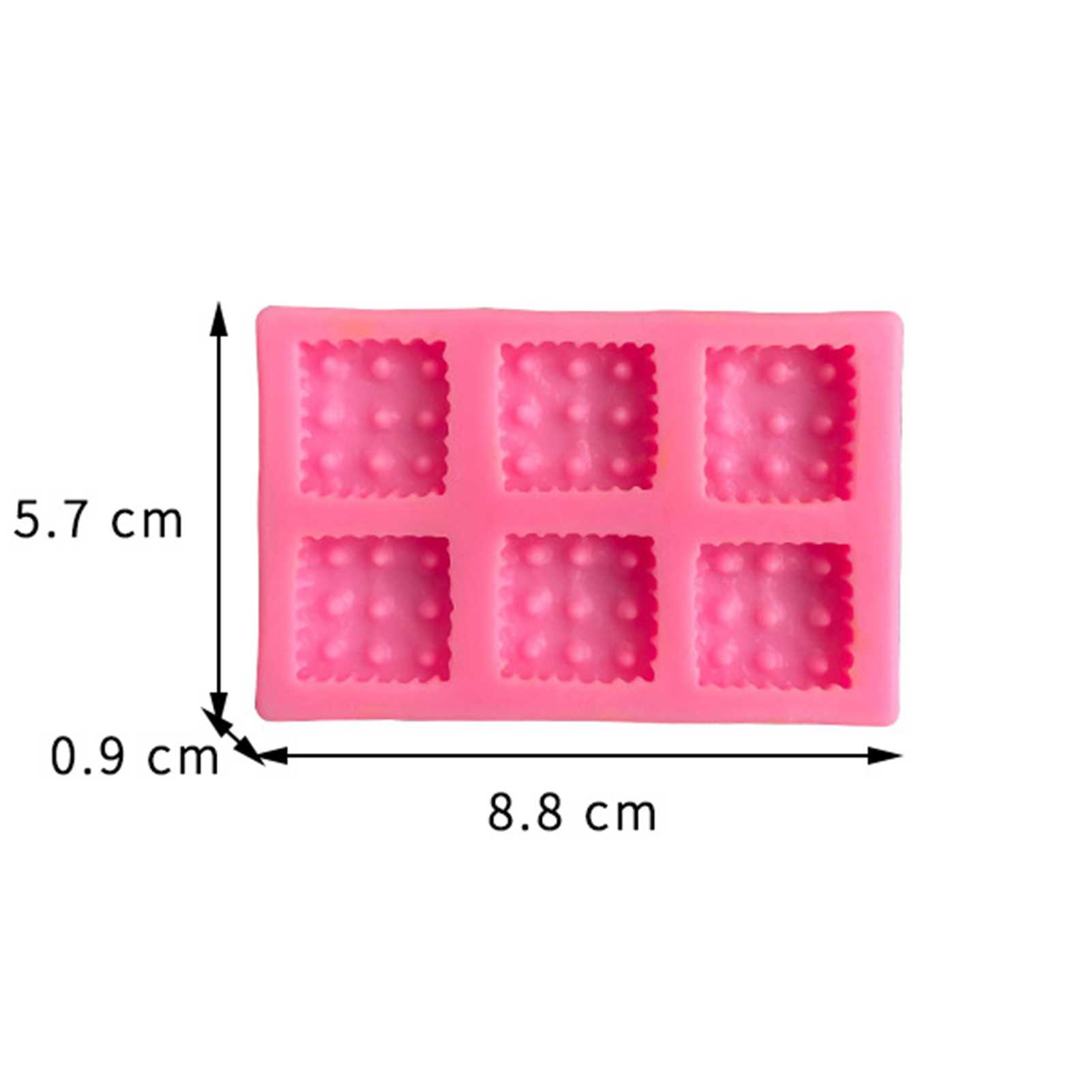 Terylin Star Shape Cookie Mold Square Cookie Mold Silicone Cookie Mold Set Easy Release Baking Molds for Fondant Cake Chocolate Candy and More Kitchen Supplies for Creative Treats Round Square Star