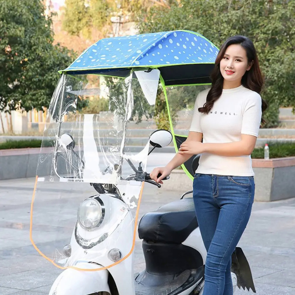 Che nắng phổ quát Xe máy điện mưa che tán mái hiên chống mưa Kem chống nắng cho xe tay ga pin xe máy xe hơi