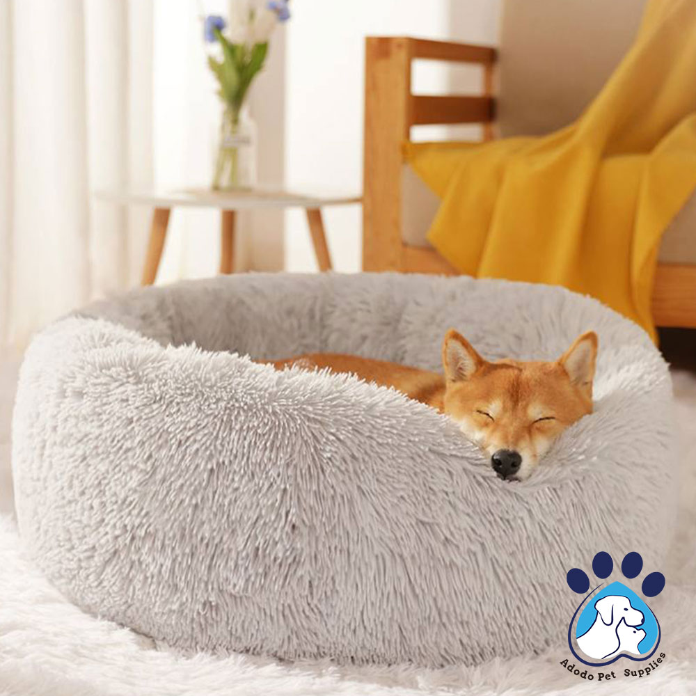 active pets plush calming dog bed