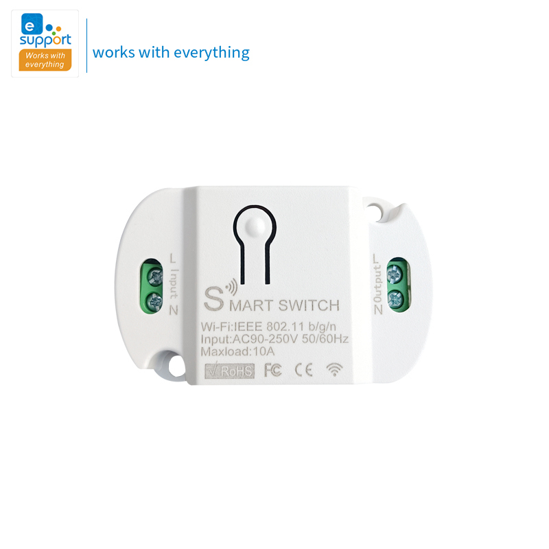 【Dueplay】【WiFi + Bluetooth + 2.4G 】Công Tắc Thông Minh Mini EweLink Bộ Ngắt Thông Minh Điều Khiển Từ Xa Hẹn Giờ Điều Khiển Bằng Giọng Nói Hoạt Động Với Alexa Goo Gle Home Alice