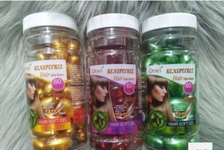 Vitamin E Capsule for Hair 60 Pieces in 1 Container.