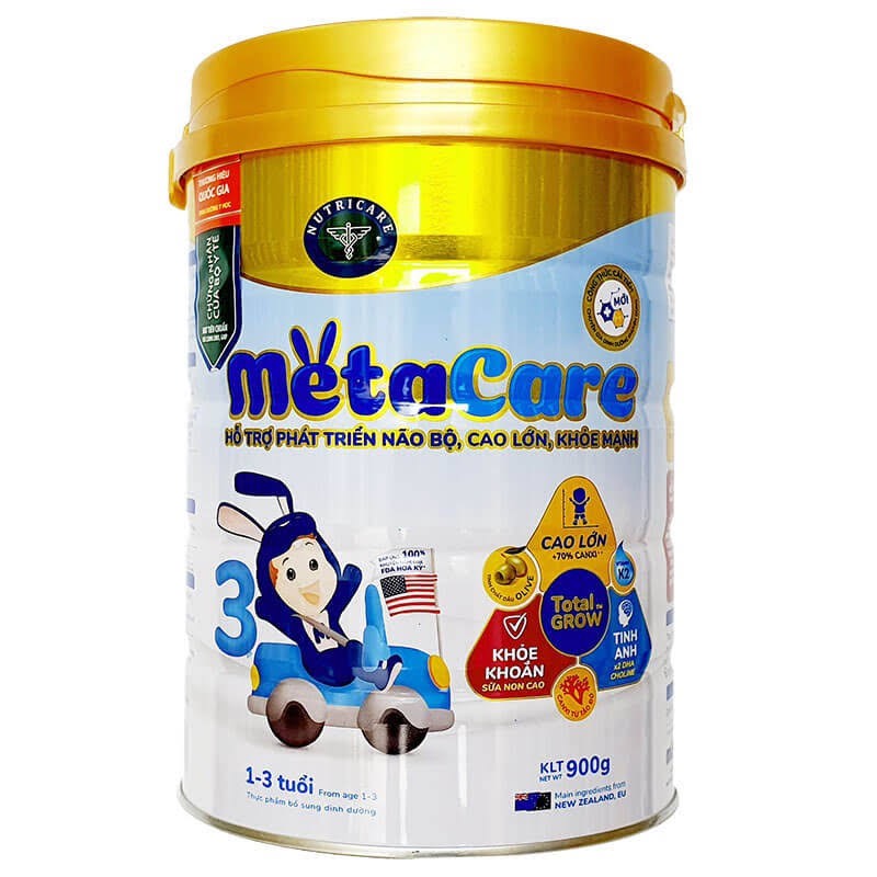 (Date mới) Sữa Metacare số 1,2,3,4 900g