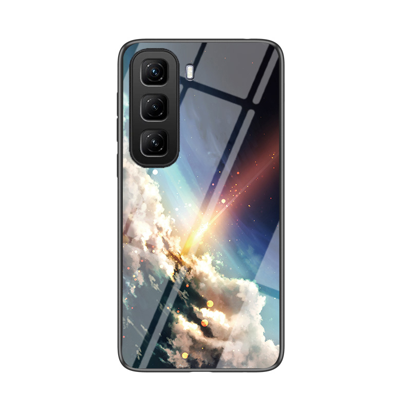 Phone%20case%20For%20infinix%20Hot%2060i%2060%20Pro+%20Back%20cover%20Couple%20Starry%20Moon%20Glossy%20Glass%20Meteor%20Start%20cover%20For%20infinix%20Hot%2060%20Cover%20Cases%20-%20Image%202