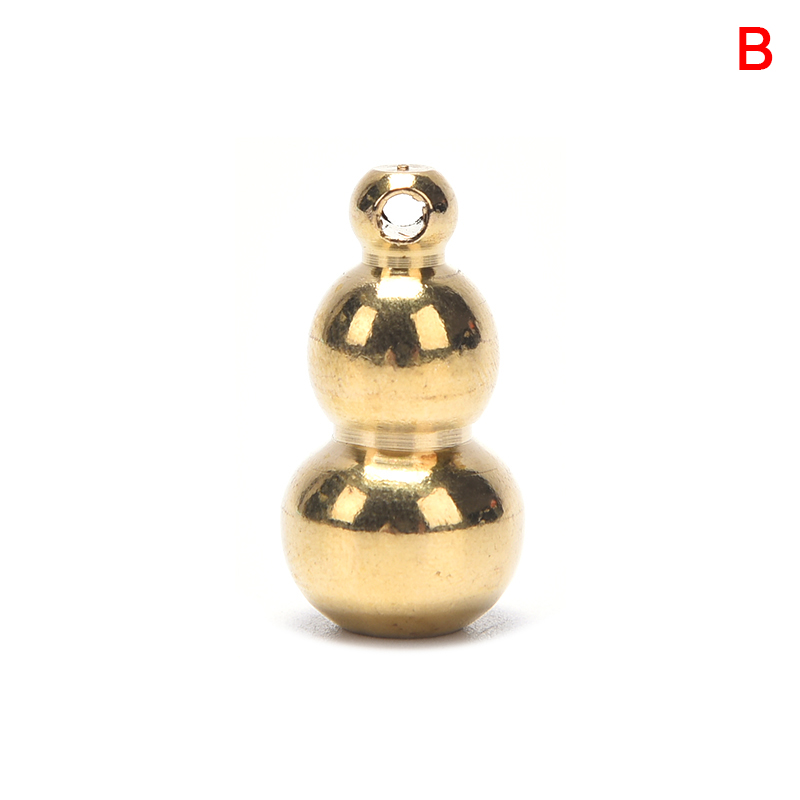 Chinese Fengshui Small Bronze Bottle Gourd Calabash Cucurbit Pendant
