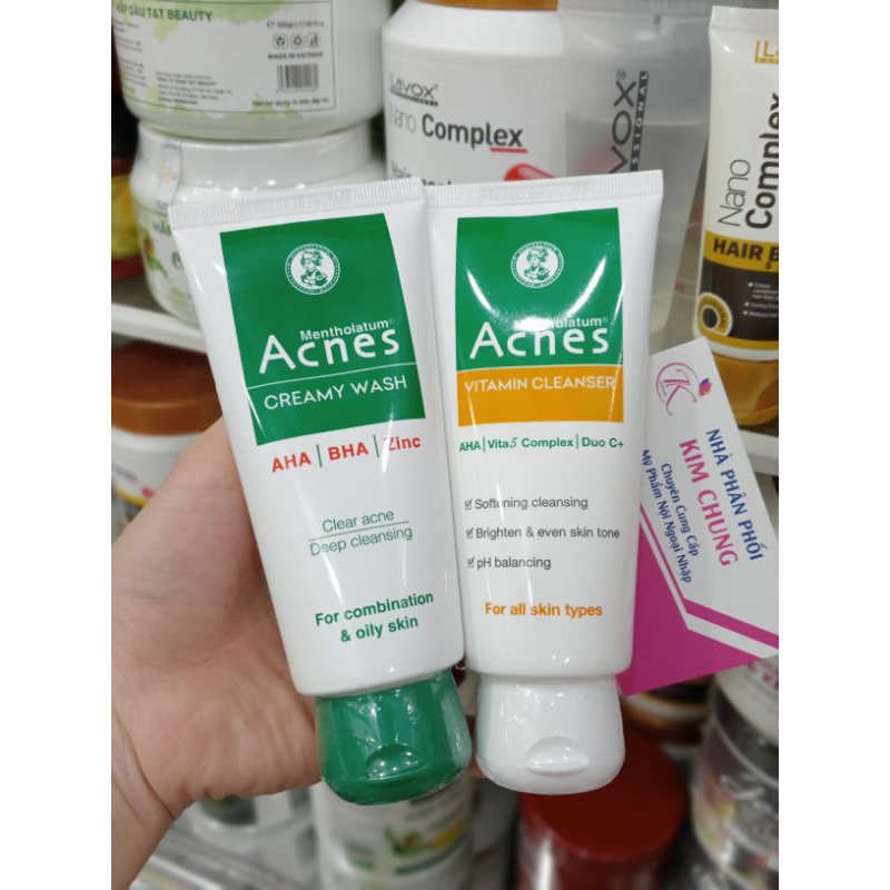 Sữa rửa mặt Acnes ngừa mụn, sạch nhờn, sáng da (50g, 100g)