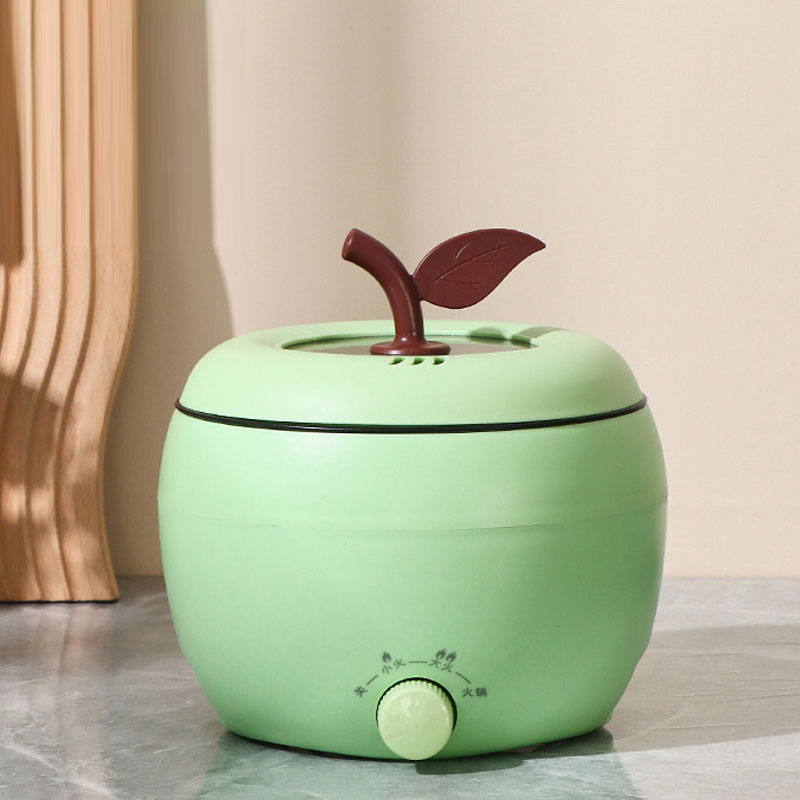 XIAOMIMIJIA Apple-shaped electric cooker, mini electric cooker, multi-function rice cooker, smart instant noodle pot, non-stick pot