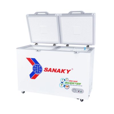 [TRẢ GÓP 0%] Tủ đông Sanaky 305 lít VH-4099A1 305 lít , 2 cửa 1 ngăn đông dàn đồng (Giá áp dụng giao tại HN, HCM& các tỉnh liên hệ shop)
