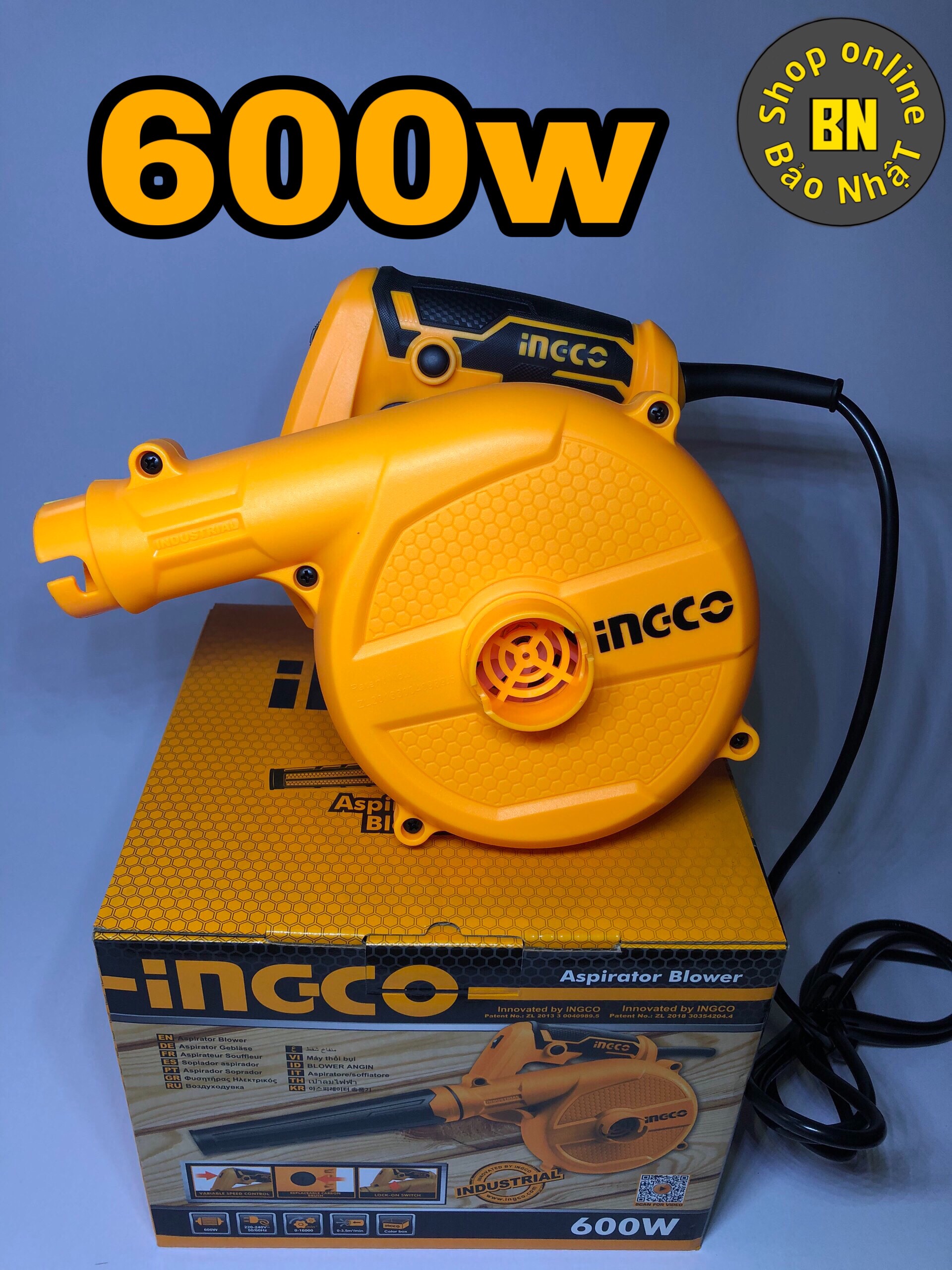 Máy thổi bụi INGCO cầm tay 600w[ Chính hãng ] - SHINSTORE