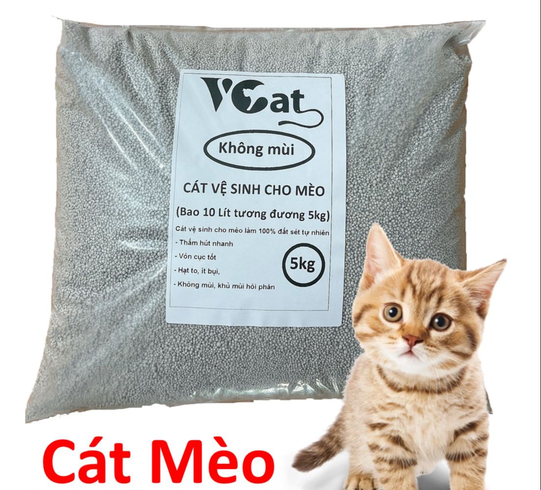 Hanpet - VCat- Cát vệ sinh mèo cat for cats cát mèo cát cho mèo nhà vệ