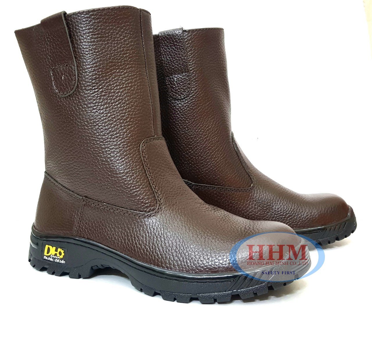 Ủng da bảo hộ DH màu nâu